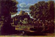 Nicolas Poussin Landscape with the Ashes of Phocion oil painting artist